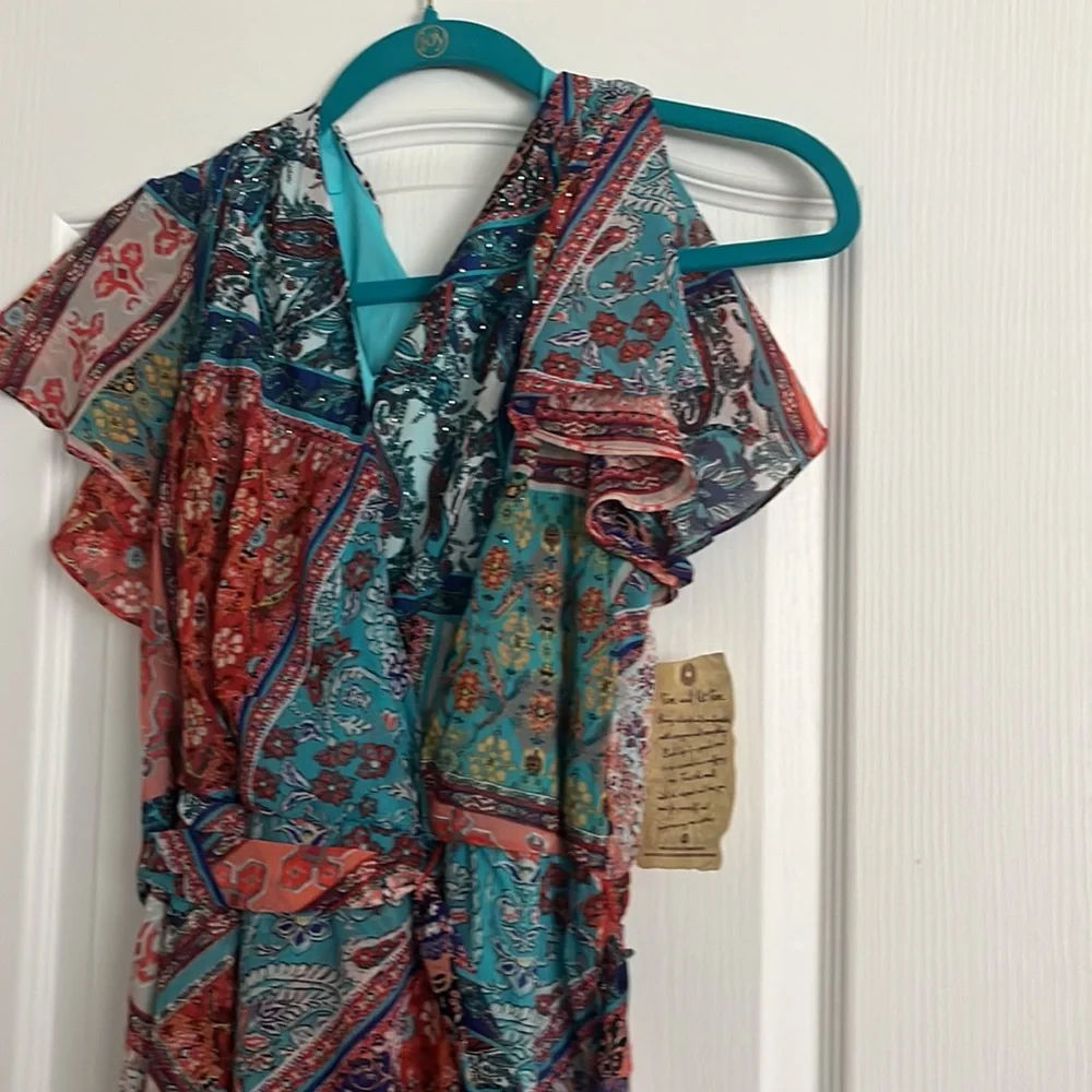 Chiffon Ruffle Multi Dress - Picture 5 of 7